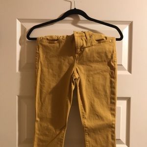 Skinny jean - mustard yellow